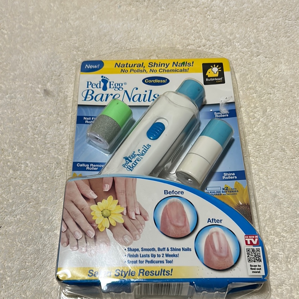 Ped-egg bare nails kit new